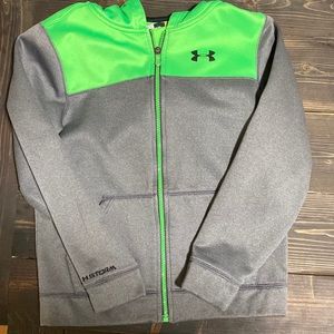 Youth boys under armour zip jacket